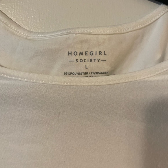 NWT Homegirl Society Crop short sleeve, size L - Picture 3 of 4